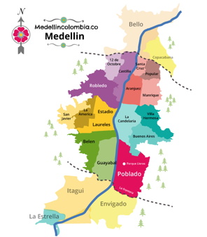 A Map of Medellín